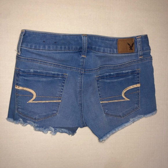 AE Denim Short Shorts 0 - Picture 3 of 4